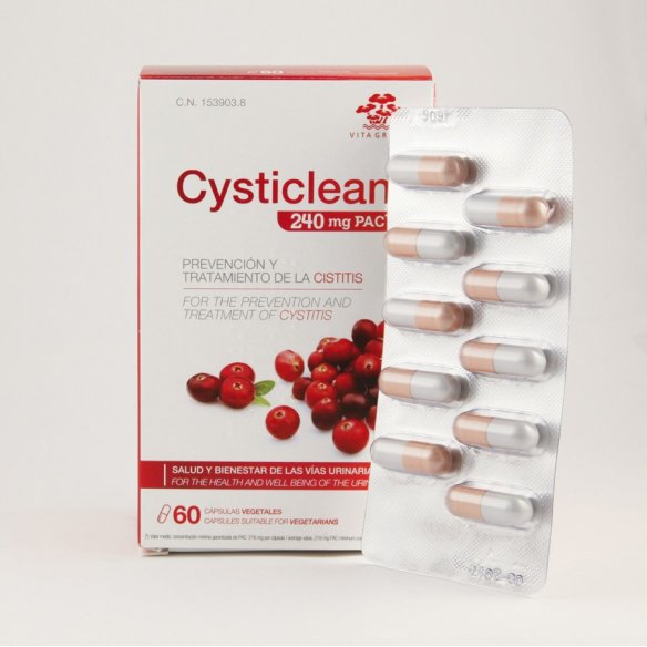 CYSTICLEAN 500 MG 60 CAPSULAS