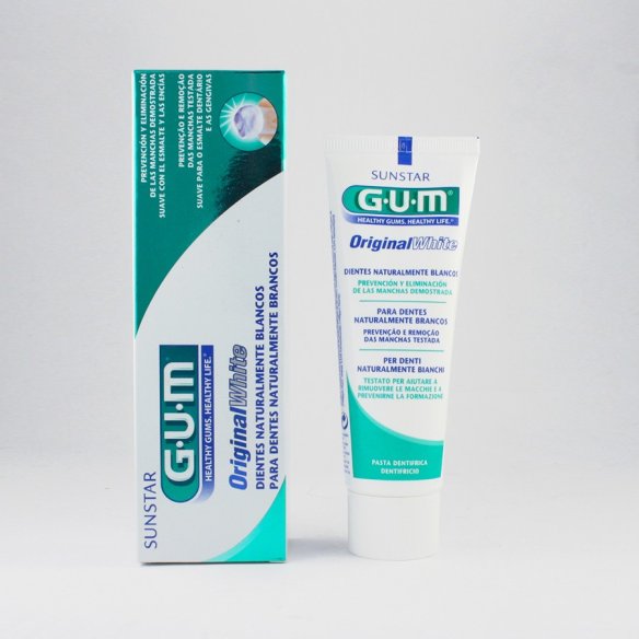 GUM ORIGINAL WHITE PASTA DENTAL 75 ML