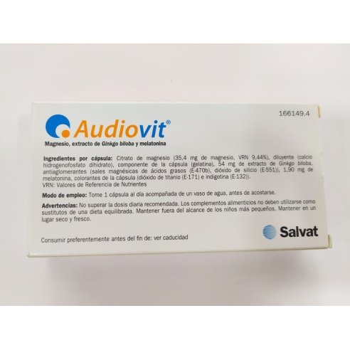AUDIOVIT 30 CAPSULAS