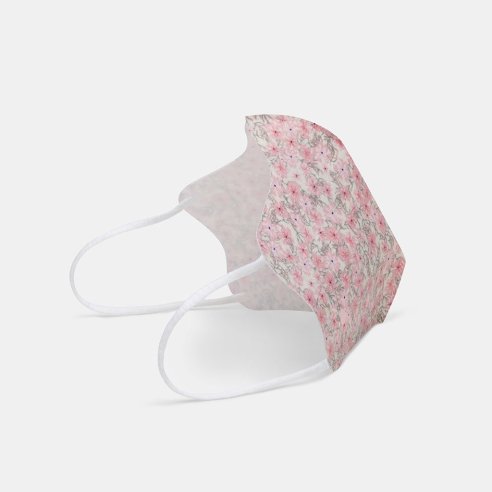 MASCARILLA ECODRY FLORES ROSA TALLA M