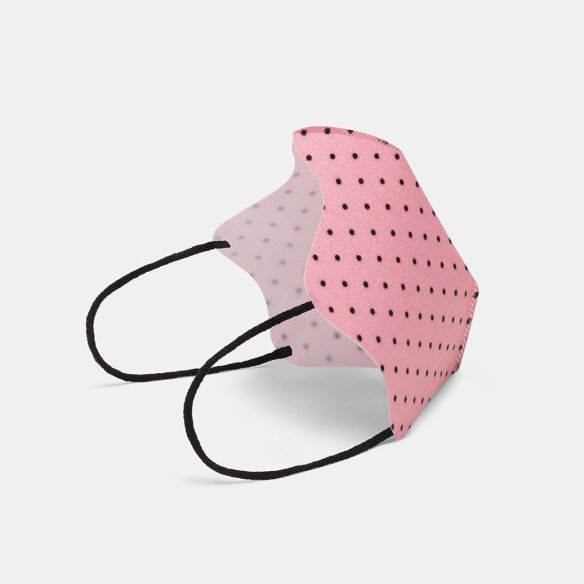 MASCARILLA ECODRY PUNTOS ROSA TALLA S