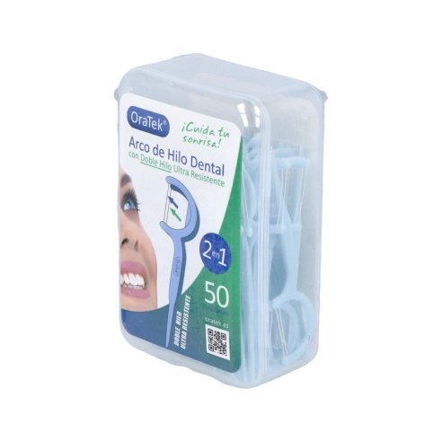 ARCO DE HILO DENTAL DE DOBLE HILO 50 UNIDADES