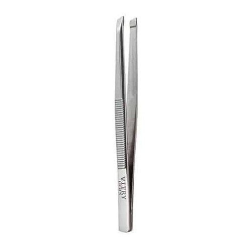 PINZA DEPILAR PUNTA BISELADA ACERO INOX 1016