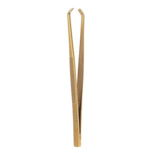PINZA DEPILAR DORADA PUNTA CANGREJO BIES 4021