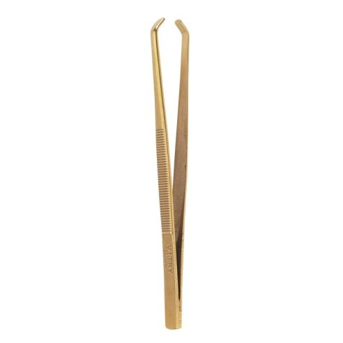 PINZA DEPILAR DORADA PUNTA CANGREJO BIES 4021