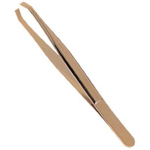 PINZA DEPILAR DORADA PROFESIONAL 4022