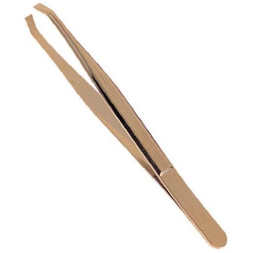 PINZA DEPILAR DORADA PROFESIONAL 4022