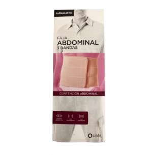 FAJA ABDOMINAL FARMALASTIC 3 BANDAS 1 UNIDAD TALLA GRANDE