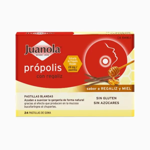 JUANOLA PASTILLAS BLANDAS PROPOLIS 48 G SABOR RE