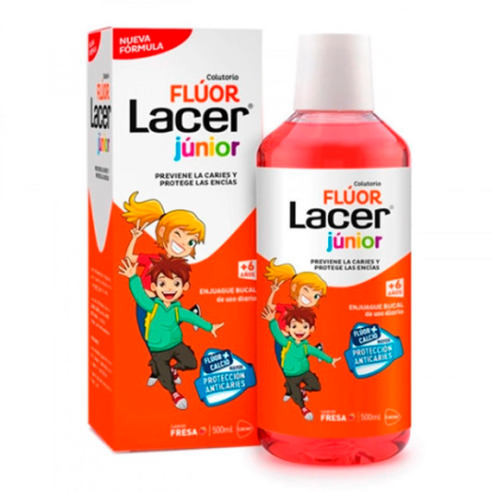 LACER COLUTORIO FLUOR DIARIO 0,05  FRESA 500 ML