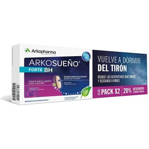 ARKORELAX SUEÑO FORTE 8H 2 UNIDADES 30 COMPRIMIDOS BICAPA...