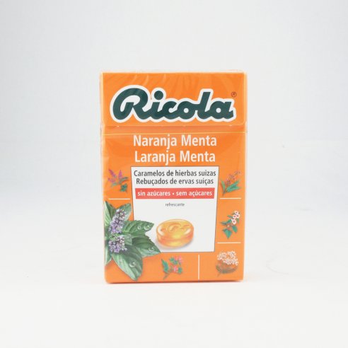 RICOLA CARAMELOS SIN AZUCAR NARANJA 50 G