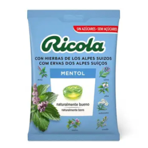 RICOLA BOLSA S/AZ 70G MENTOL
