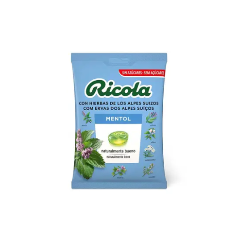RICOLA BOLSA S/AZ 70G MENTOL
