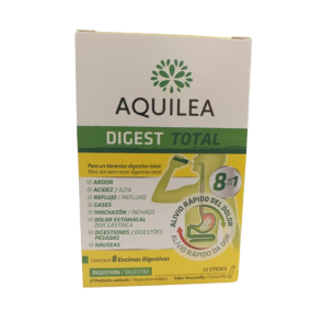 AQUILEA DIGEST TOTAL 12 STICKS 2,5 G SABOR MANZANILLA
