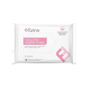 FARLINE PAQUETE 10 TOALLITAS INTIMAS PERFUMADAS