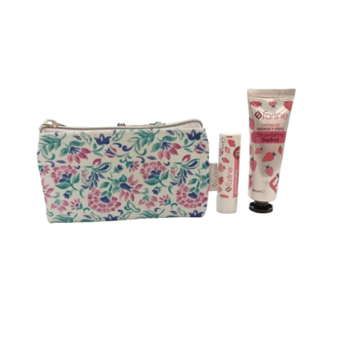 ESENCIALES FARLINE ESTUCHE, CREMA MANOS Y LABIAL