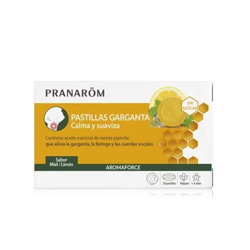 AROMAFORCE GARGANTA MIEL/LIMON 24 PASTILLAS